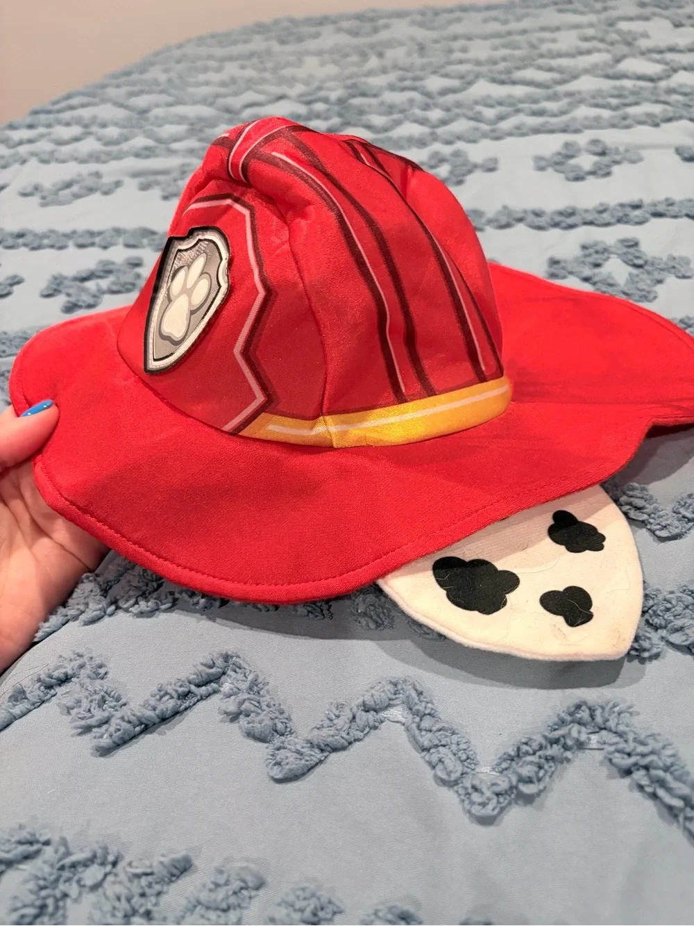 Nickelodeon Red Kids Fire Rescue Hat with Paw Patrol Emblem
